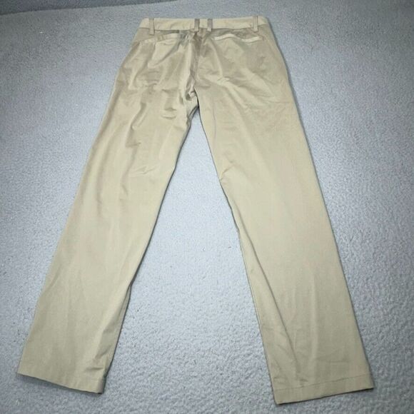 Rhone Pants Men 31x30 Beige Commuter Chino Straight Performance Golf Stretch - Picture 2 of 16